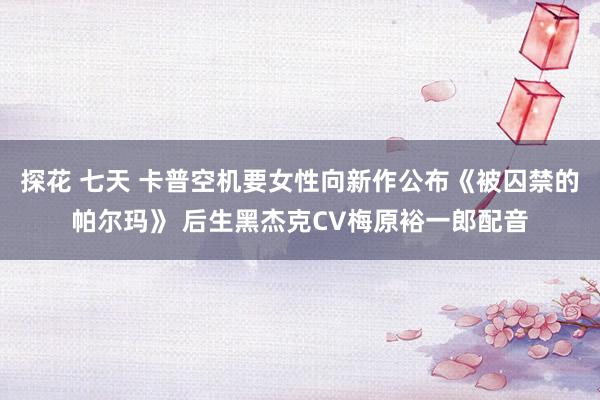 探花 七天 卡普空机要女性向新作公布《被囚禁的帕尔玛》 后生黑杰克CV梅原裕一郎配音